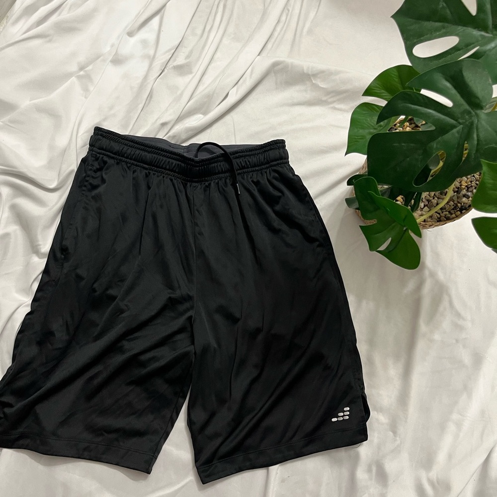 Black Athletic Men's Shorts